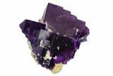 Purple Fluorite with Bladed Barite - Cave-in-Rock, Illinois #128782-1